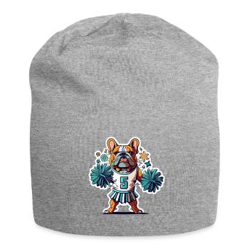 Cheerleader - Jersey-Beanie - Grau meliert - Vorne