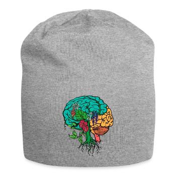 Baum Umwelt Erde Umweltschutz Umweltschützer - Jersey-Beanie - Grau meliert - Vorne