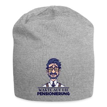 Pensionär Statement Ruhestand Rentner Karriere - Jersey-Beanie - Grau meliert - Vorne