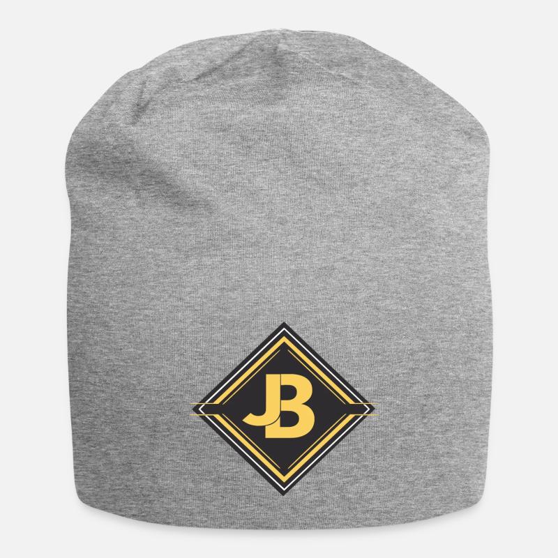 JB - Jersey-Beanie - Grau meliert