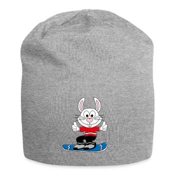 SCHNEEHASE - SNOWBOARD - TIERISCH GUT - Jersey-Beanie - Grau meliert - Vorne