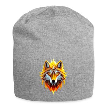 Fuchs - Jersey-Beanie - Grau meliert - Vorne