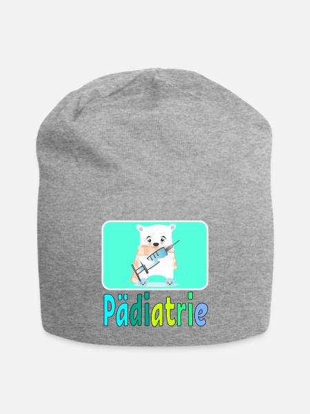 Pädiatrie Kinderkrankenhaus - Arztpraxis - Jersey-Beanie - Grau meliert