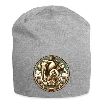 Zirkus - Jersey-Beanie - Grau meliert - Vorne