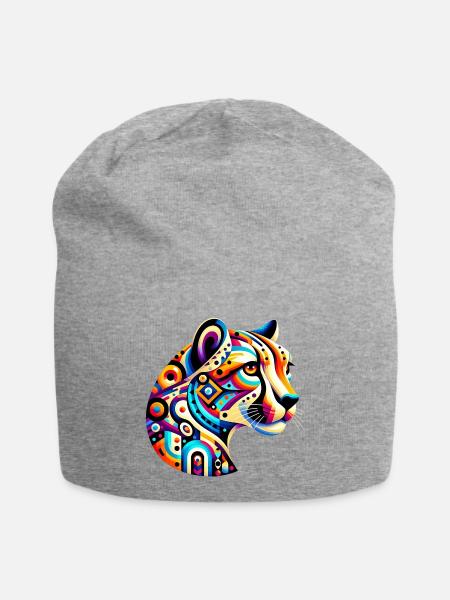 Gepard - Jersey-Beanie - Grau meliert