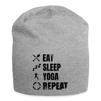 Yoga Daily Routine - Jersey Beanie - heather grey - Front