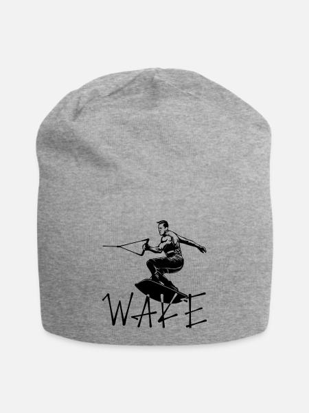 Wassersport Wakesurfen Wakeboard Stunt Surfen - Jersey-Beanie - Grau meliert