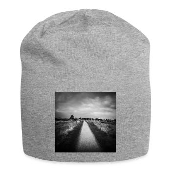 Path Path St. Peter Ording Dunes North Sea Poster - Jersey Beanie - heather grey - Front