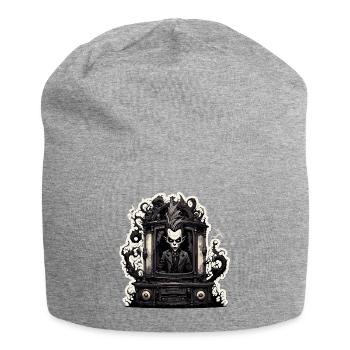 TV / Television / Analogue / Tube TV / Retro - Jersey Beanie - heather grey - Front