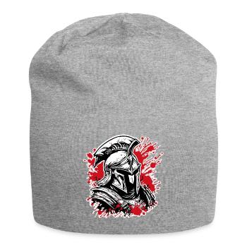 Spartan / Warrior / Fighter / Ancient / Sparta - Jersey Beanie - heather grey - Front