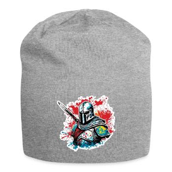 Spartan / Warrior / Fighter / Ancient / Sparta - Jersey Beanie - heather grey - Front