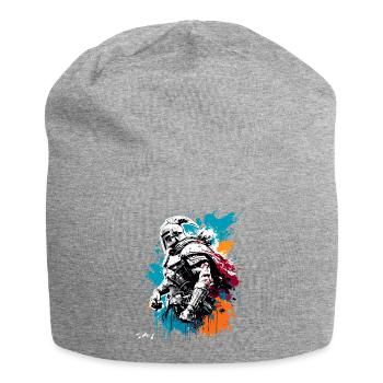Spartan / Warrior / Fighter / Ancient / Sparta - Jersey Beanie - heather grey - Front