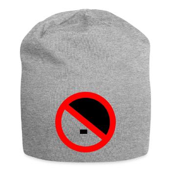 Contre la droite, contre les nazis - Bonnet en jersey - gris chiné - Devant