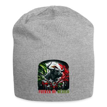 Design de corrida au Mexique - Bonnet en jersey - gris chiné - Devant