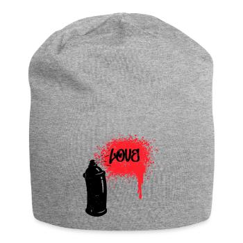 Zeichnen Graffiti Funky Spraydose Strassenkunst - Jersey-Beanie - Grau meliert - Vorne