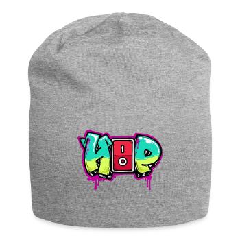 Strassenkunst Graffiti Spraydose Kunst Spruch - Jersey-Beanie - Grau meliert - Vorne