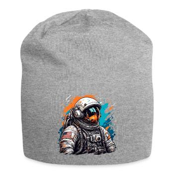 Astronaute / Espace / Vaisseau spatial / Vaisseau spatial / Lune - Bonnet en jersey - gris chiné - Devant