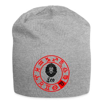 Twelve signs zodiac sign Leo Leo - Jersey Beanie - heather grey - Front