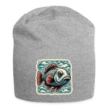 Fish / Animal / Aquarium / Water / Pond / Lake - Jersey Beanie - heather grey - Front