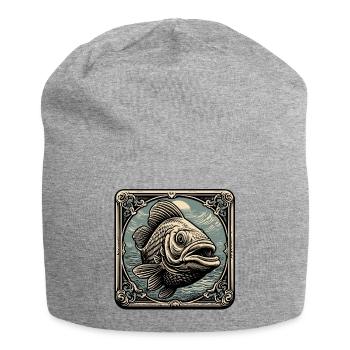 Fish / Animal / Aquarium / Water / Pond / Lake - Jersey Beanie - heather grey - Front