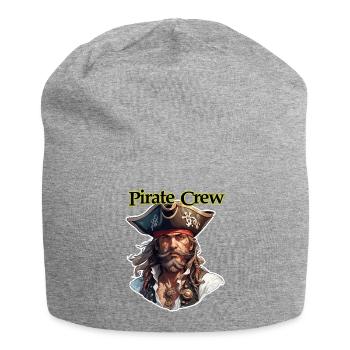 Pirate / Ahoy / Anchor / Captain / Skull / Rum - Jersey Beanie - heather grey - Front