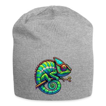 Caméléon - Bonnet en jersey - gris chiné - Devant