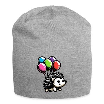 Hedgehog Harmony : le copain ballon - Bonnet en jersey - gris chiné - Devant