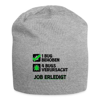 Open Source Bugfixing Bugs Developer Programmier - Jersey-Beanie - Grau meliert - Vorne