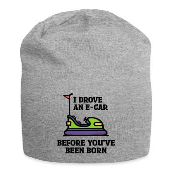 Energy Storage Statement Refueling Electricity E-car - Jersey Beanie - heather grey - Front