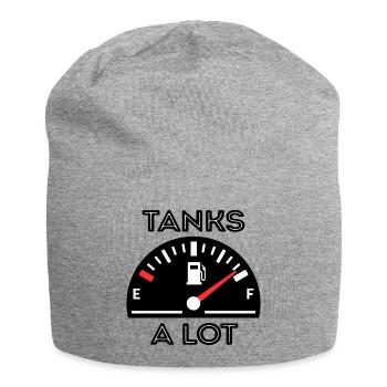 Energy Gasoline Statement Energy Storage Refueling - Jersey Beanie - heather grey - Front