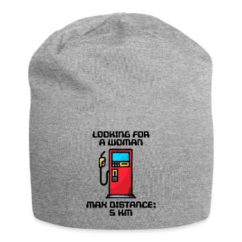 Electric Energy Refueling Statement Gas Station - Jersey Beanie - heather grey - Front