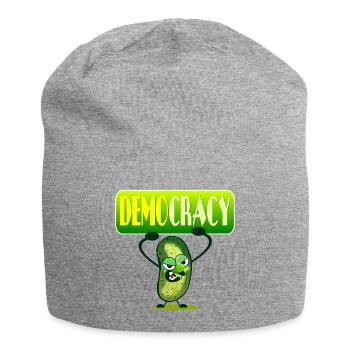 DEMOCRACY - PICKLES CUCUMBER - Jersey Beanie - heather grey - Front