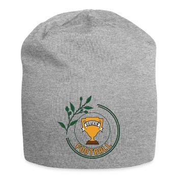 Football Siegerin Footballerin Spielerin Sieg - Jersey-Beanie - Grau meliert - Vorne