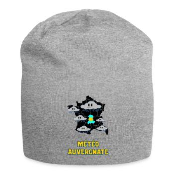 Wetter in der Auvergne - Jersey-Beanie - Grau meliert - Vorne