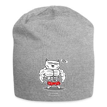 MUSKELKATER STUDIOHAKA - Jersey-Beanie - Grau meliert - Vorne