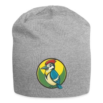 Jay Vogel Niedliche Kawaii Cartoon Clipart Haustier Tier - Jersey-Beanie - Grau meliert - Vorne