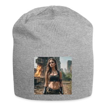 Femme Apocalypse - Bonnet en jersey - gris chiné - Devant