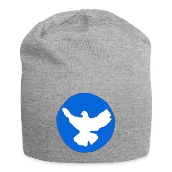 Colombe de la Paix - Bonnet en jersey - gris chiné - Devant