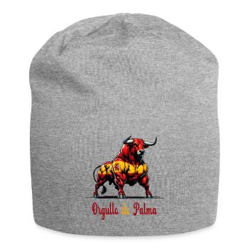 La fierté du design du drapeau de Palma - Bonnet en jersey - gris chiné - Devant