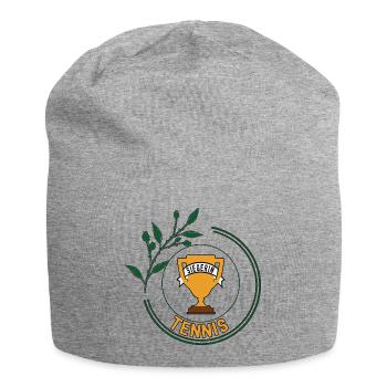 Tennis Siegerin Tennisspielerin Spielerin Turnier - Jersey-Beanie - Grau meliert - Vorne