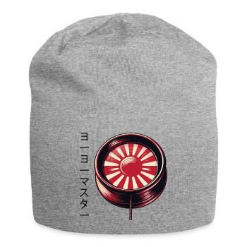 Yoyo Master Japanische Rote Sonne Yo-Yo - Jersey-Beanie - Grau meliert - Vorne