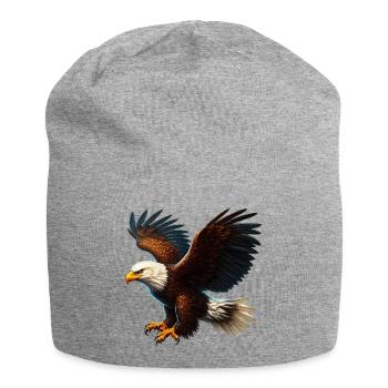 Eagle - Jersey Beanie - heather grey - Front