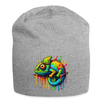 Caméléon - Bonnet en jersey - gris chiné - Devant