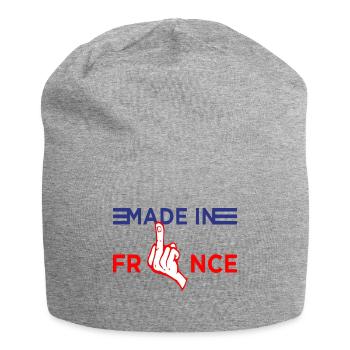 Made in France - Jersey Beanie - heather grey - Front