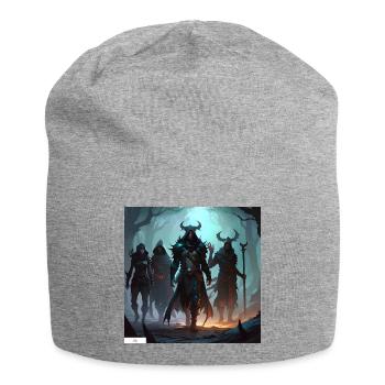 Magier & Zauberer Freunde - Jersey-Beanie - Grau meliert - Vorne