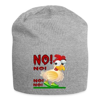 ANTWORT NEIN - HÜHNERSTALL - Jersey-Beanie - Grau meliert - Vorne