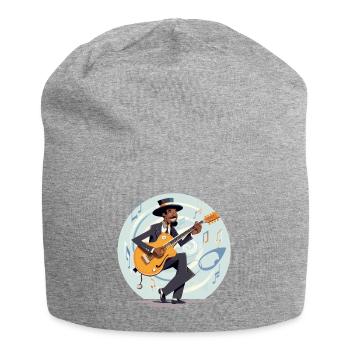 Virtuose de la guitare - Bonnet en jersey - gris chiné - Devant