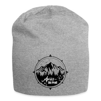 Apres ski profi - Jersey-Beanie - Grau meliert - Vorne