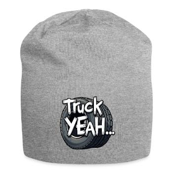 Truck Yeah! - Jersey-Beanie - Grau meliert - Vorne