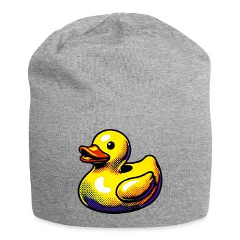 Caneton Canard Canard Canard - Bonnet en jersey - gris chiné - Devant